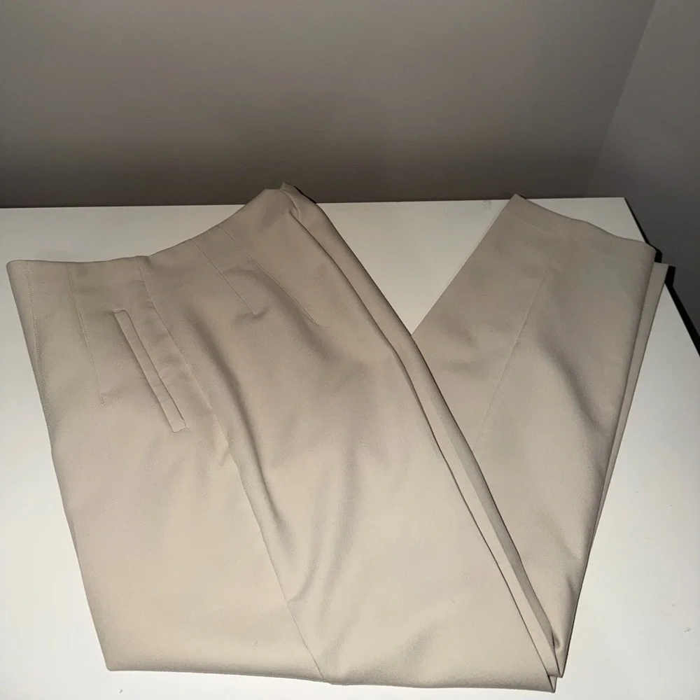 ZARA Light Beige Tailored Trousers - Picture 2 of 4